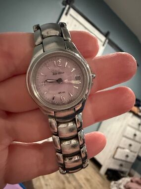 Silver Metal Link Watch - Classic Round Face CIT